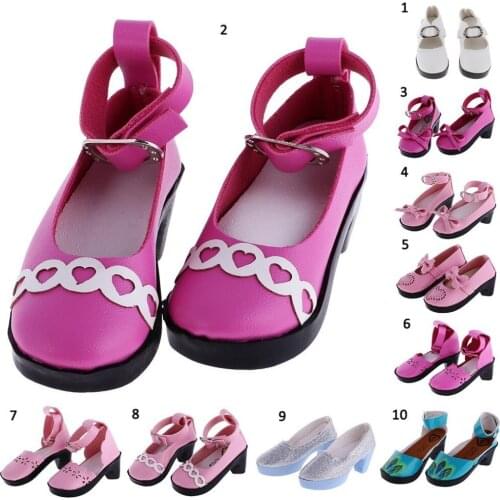 Adorable 1/3 BJD Shoes Ankle Strap Mid Heels Shoes PU Leather Mini Shoes for 60CM BJD Doll SD DOD LUTS Dolls Clothes Accessories