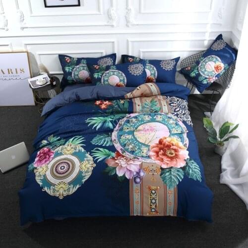 3D Digital Printing Duvet Cover Pillowcases Bohemia Size Flower Soft Bed Covers Dropshipping