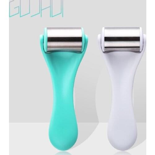 GUJHUI 2 Colors Small Snd Portable Facial Massager Beauty Firm Skin Relaxation Thin Face Lift Tool 3D Roller Massager