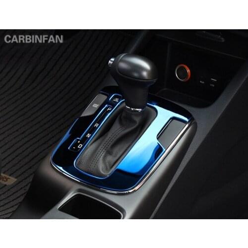Car Gear Shift Panel Frame Stainless Steel Cover Auto Interior Decoration Covers For RU AT KIA Cerato K3 2016 2017 Car-styling
