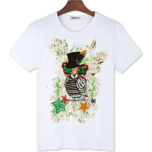 2021 Lovely cartoon birds cool fashion shirts new arrival popular lovely shirts good quality breathable soft modal t shirts