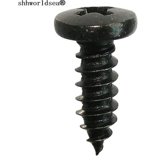 Shhworldsea 100pcs auto clips metal 100pcs auto clips cross head tapping screw for toyota