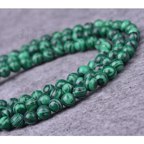 STENYA 12mm natural stone jewelry findings spacers created beads necklace earrings men bracelet charms Malachite Chalcedon decor