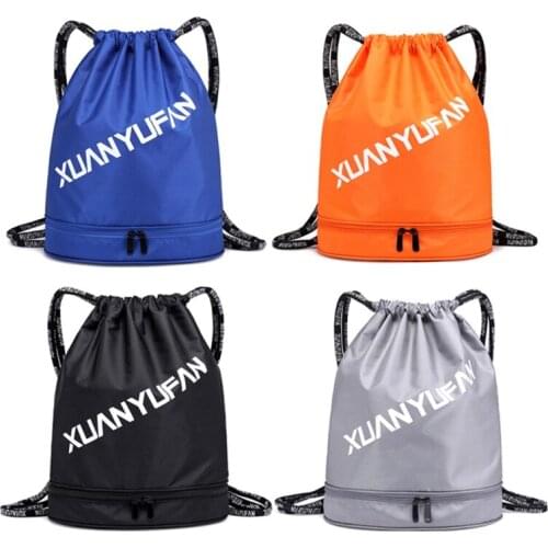 Outdoor Sports Drawstring Bag Drawstring Duffel Bag Waterproof Sports Storage Backpack