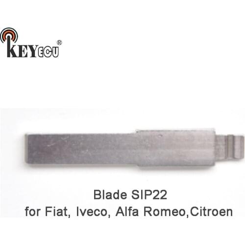 KEYECU 25x KEYDIY Universal Remotes Flip Key Blade SIP22 for Fiat, Iveco, Alfa Romeo,Citroen