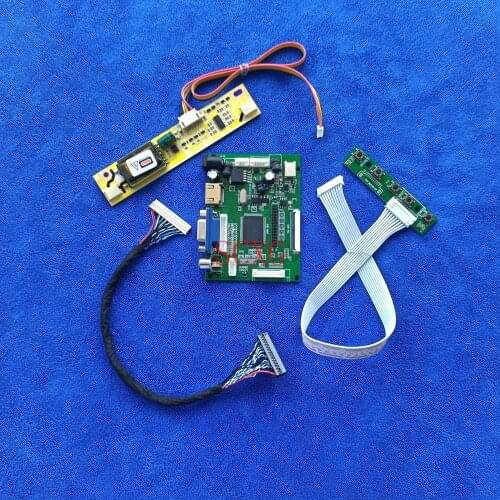 VGA 2AV HDMI-compatible matrix 2-CCFL Fit B170WP04/LTN170X3 panel screen DIY Kit 1440*900 LCD controller drive board LVDS 30-Pin