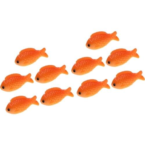 10pcs Resin Miniature Fish Fairy Garden Fantasy Figurine Works Home Decor Gifts