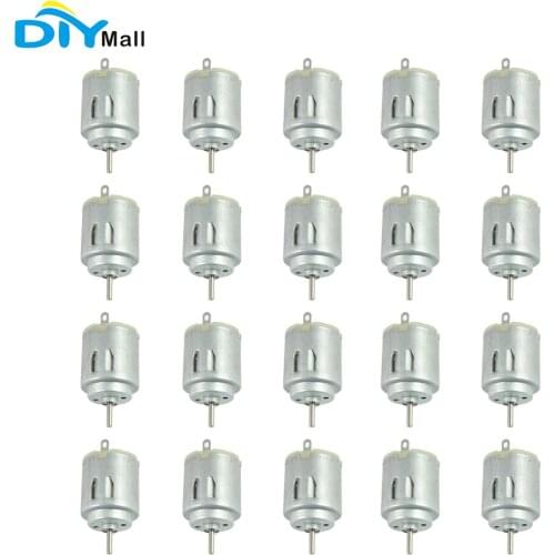 20pcs DC 3V-6V 140 Motor 2000 RPM for DIY Electric Toy Car Ships Boats Small Fan