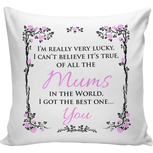Mothers Day Best Mom Throw Pillow Case Cushion Cover Sofa Bed Car Decor Gift
