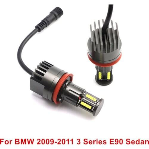 For BMW 2009-2011 3 Series E90 Sedan LED angel eyes light IP65 Day light LED Marker 6000K Ultra Bright High Power