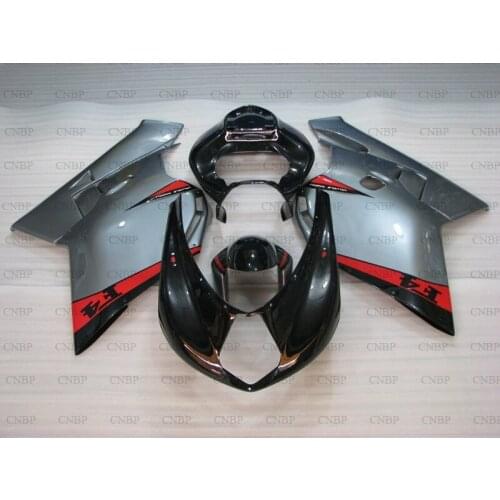 For MV AGUSTA F4 1000 CC 2005 - 2006 Body Kits 2005 Plastic Fairings 2005 Silvery Black Body Kits