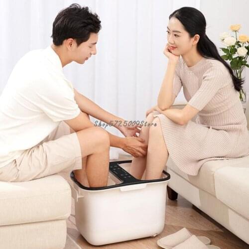 Double Feet Bath Full Automatic Heating Constant Temperature Regulation Couple Household Electric Massage Foot Basin Foot Bath