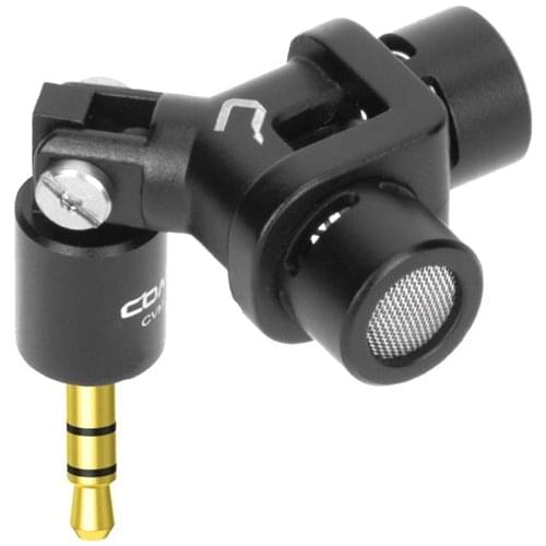 COMICA CVM-VS10 Mini XY Cardioid Stereo Microphone for Gopro Camera Smartphone Mic for Video Recording((3.5mm TRS)