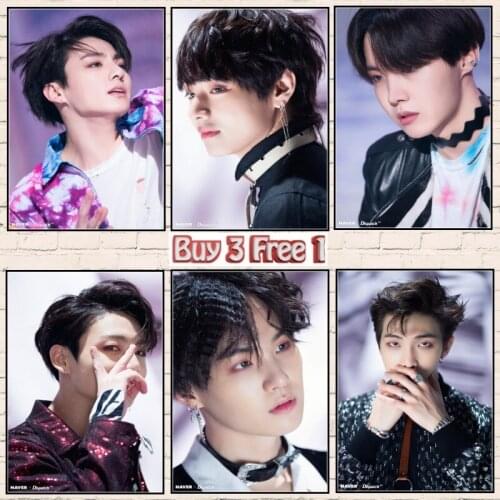 Korean K-POP Band Bangtan Boys Poster New style latest poster decoration painting hd photo paper 2033