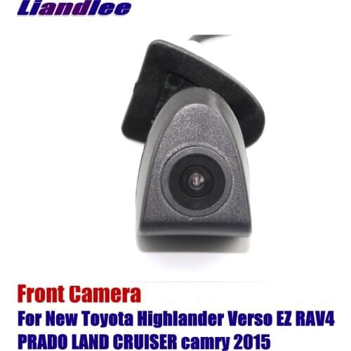 Liandlee Car parking camera for New Toyota Highlander Verso EZ RAV4 PRADO LAND CRUISER camry 2015 front view camera