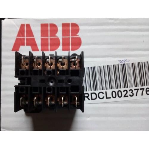 Original new ABB contactor IEC/EN 60947-4-1 (wide foot) 24V warmly for 1 year 1pcs