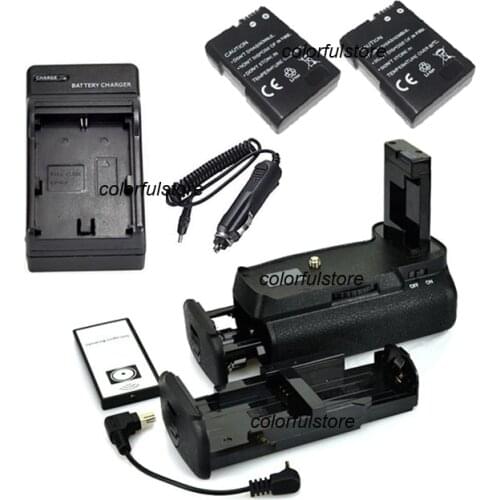 Battery Handle Hand Grip For Nikon D3100 D3200 D3300 D5300 as MB-D31 MBD31+IR Remote +2 x EN-EL14+ Car Charger+AA Battery Holder
