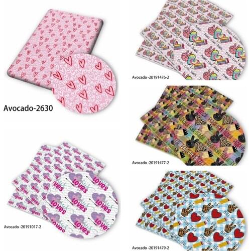 Huangtao Diy 50X150cm Love Printing Cartoon Character Pattern Double Brush Poly Fabric By Yard 100% Polyester Fabric