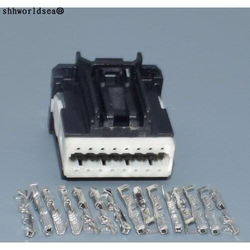 Worldgolden 16pin 0.6MM auto electric wiring plug wire harness cable unsealed connector 34729-0160