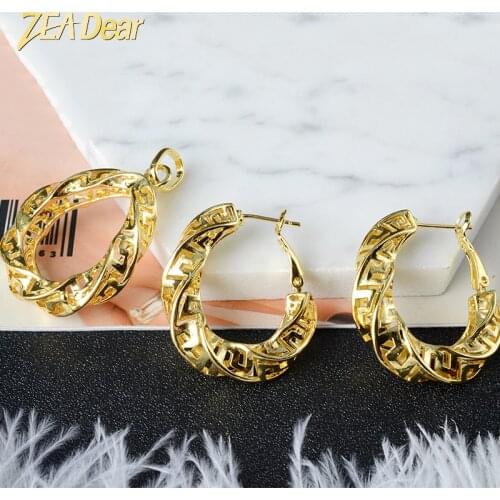 ZEADear Jewelry 2021 New Copper Classic Jewelry For Women Earrings Pendent Romantic Sets For Wedding Party Anniversary Trendy