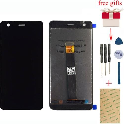 LCD For Nokia 2 LCD Touch For Nokia N2 LCD Screen TA-1029 TA-1035 Sensor Touch Screen Digitizer Glass LCD Display Panel Assembly