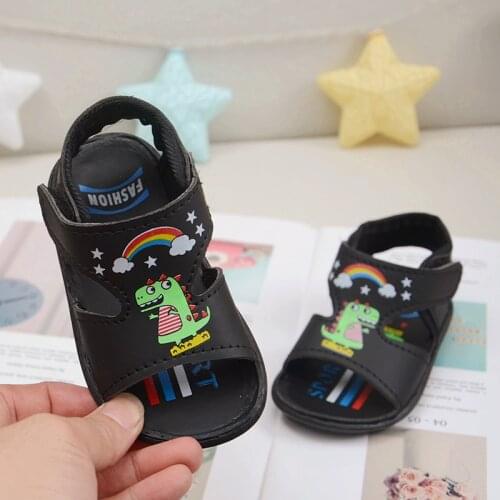 2021 Fashion Summer Newborn Infant Baby Boys Girls PU-Lether Shoes Soft Sole Hollow Sneakers Sandals Shoes Fit For 0-24M