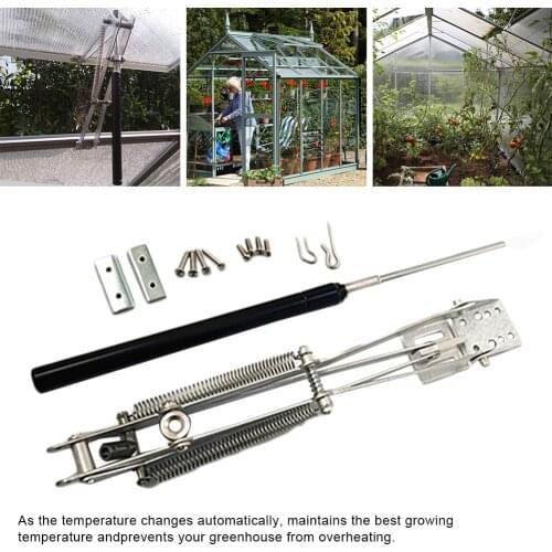 Do Dropshipping Automatic Vent Opener for Greenhouse with Double Spring Solar Powered Greenhouse Window Opener