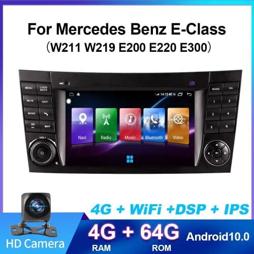 Apply to Benz Navigation For W211 W219 E200 E220 E300 Car Android 10.0 Multimedia HiFi Video Player GPS carplay navigation radio
