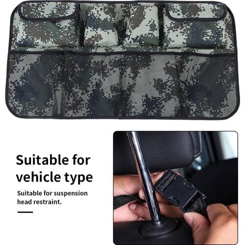 Car Rear Bag Vehicle Chair Back Trunk Storage Pouch Water Bottle Shoes Snacks Organizer Bag