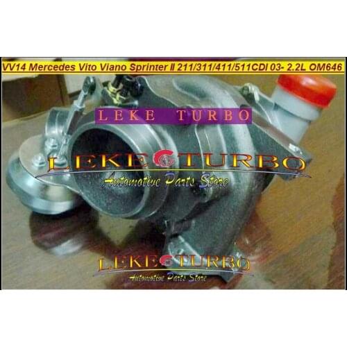 Free Ship RHF4 VV14 VF40A132 6460960699 6460960199 Turbo For Mercedes PKW Vito 111 W639 Viano Sprinter 311 411 511CDI OM646 2.2L