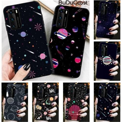 Reall Outer Space Planet Phone Case for Huawei P20 P30 P20Pro P20Lite P30Lite P10 P Smart plus P10Lite P40 Pro P40 lite
