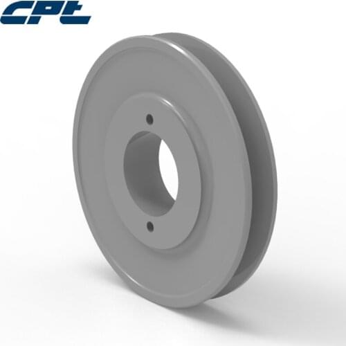 CPT cast iron v-belt pulley sheave BK60H for 4L, A,B, 5L belts, 1 Groove, 5.75"OD, ISO9001 certified BKH Pulley