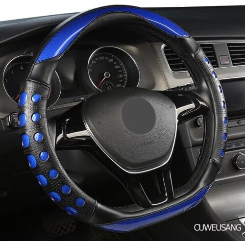 CUWEUSANG Carbon Fiber Leather Car Steering Wheel Cover For Lexus is250 rx300 rx330 rx 350 gx470 nx rx ct200h gs300 gs