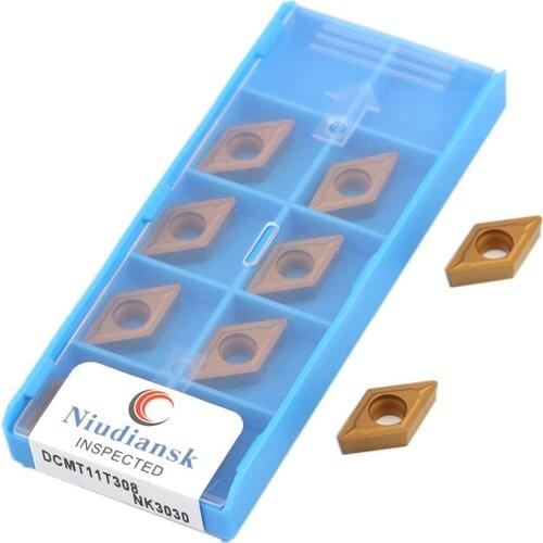 DCMT11T304 NK3030 Wear-Resistant Cutter DCMT11T308 NK3030 Carbide Insert CNC Lathe Tool Internal Turning Tool Steel Cutting Tool