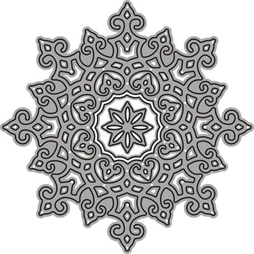 JMCRAFT Christmas Snow Flake #2 Metal Cutting Dies DIY Scrapbook Handmade Paper Craft Metal Steel Template Merry Christmas Dies