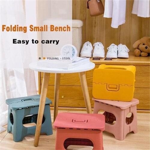 Maza plastic folding stool simple chair adult household small bench small bench outdoor portable fishing stool