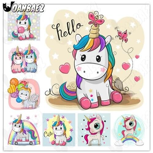 Cartoon Animal Diamond Painting 5Ddiy Unicorn Cross Stitch Cute Picture Diamond Mosaic Embroidery Children Handmade Room Decor