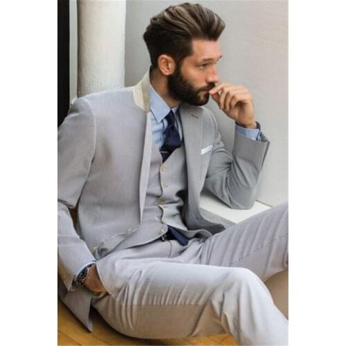 Latest Burgundy Mens Suits For Wedding 3 Pieces Trajes De Hombre Terno Masculino Tuxedo Custom Man Suit(Jacket+Pants+Vest+Tie)