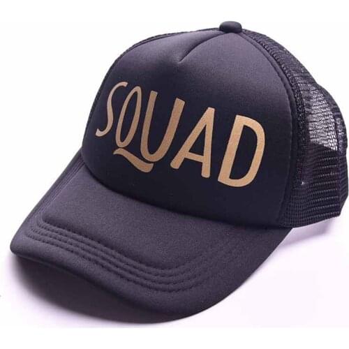 MYZOPER 2019 Fashion New BRIDE TRIDE SQUAD Letter Baseball Cap Casual Tide Unisex Adjustable Adult Cap Summer Hat