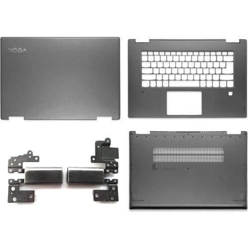 NEW Top Back Cover/Palmrest/Bottom Case/Hinges Laptop For Lenovo Yoga 720-15 720-15IKB LCD Back Cover Gray