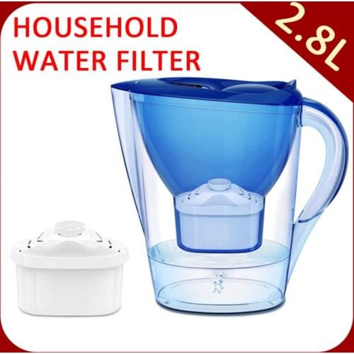 Water Purifier Kitchen Activated Carbon Filter Kettle 2.8L Net Kettle Household Water Filter Drinkware Pitcher Water Filters