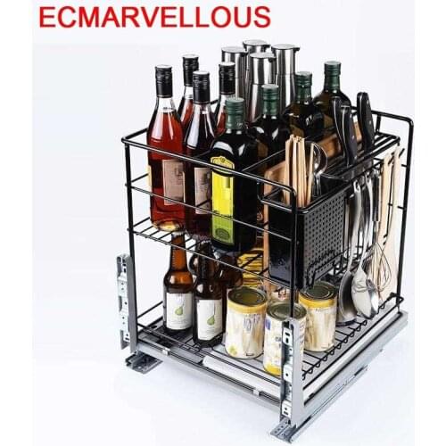 Pantries Rangement Cuisine Cestas Para Organizar Pantry Stainless Steel Cocina Rack Organizer Kitchen Cabinet Storage Basket