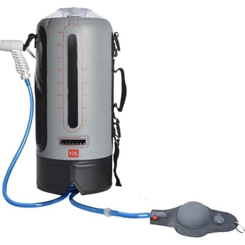 12L Portable Camping Water Bag Cycling Sports Solar Bath Bag Outdoor Productions Picnic Solar Shower Ordinary Upgrade Air Pump