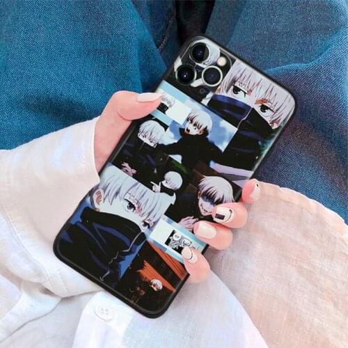 Inumaki jujutsu kaisen art silicone for iPhone Se 6 6s 7 8 Plus X XR XS 11 12 Mini Pro Max glass TPU phone case cover shell