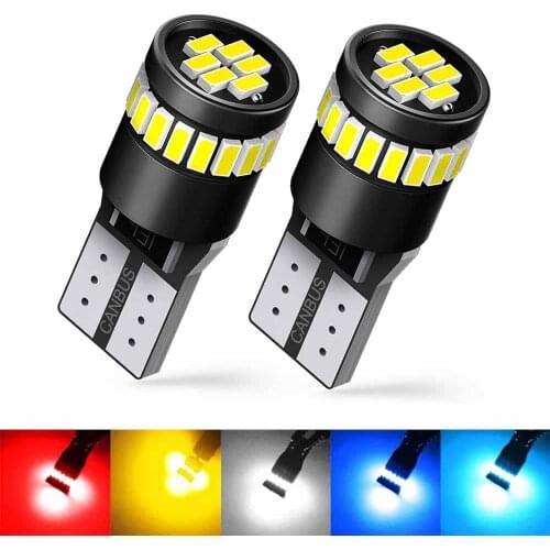 2x W5W LED T10 LED CANBUS 168 194 LED License Plate Light For Lexus GS350 IS200 IS250 IS300 IS350 GS300 GS430 GS450h ES330 ES350