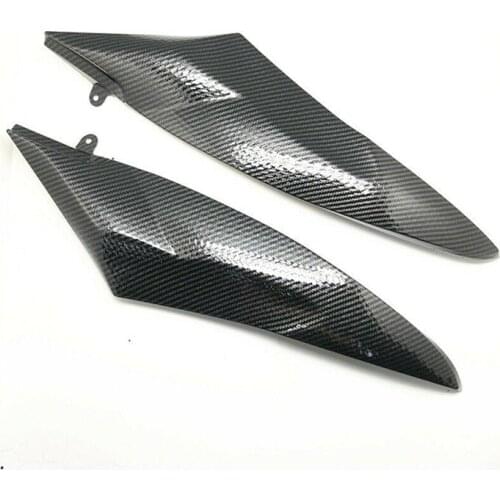 Carbon fiber paint Gas Tank Side Cover Fairing Cowling Fit For Yamaha 2006 2007 YZF R6