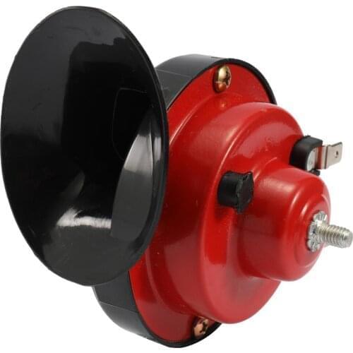 Universal 12V 105-115dB Dual Tone Snail Car Air Horn Chrome for Car Motorcycle Truck Van Boat