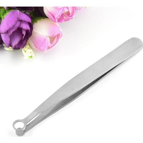 Universal Nose Hair Trimming Tweezers Round Tip Eyebrow Tweezer Perfectly Stainles Steel Nose Hair Removal Tweezersemoved Safely