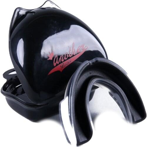 Children Adults Boxing Gum Shield Mouth Teeth Guard MMA Rugby Mouthpiece Teeth For Martial Arts Thai Boxing With Storage Box