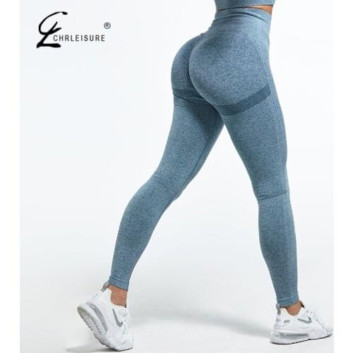 Sexy Women Leggings Push Up High Waist Legging Feamle Solid Gym Seamless Workout Leggins